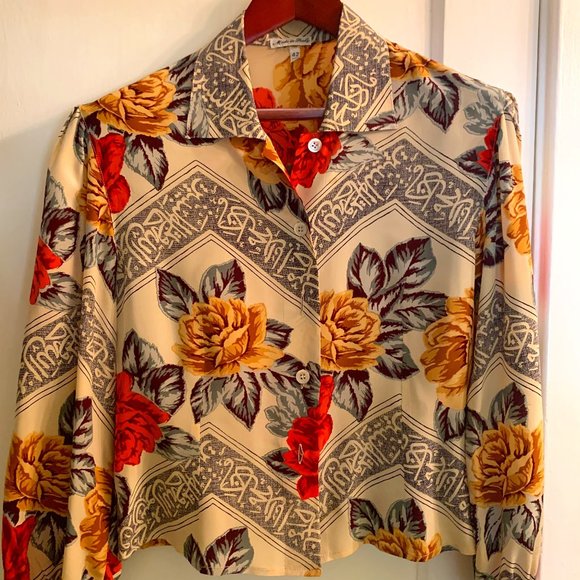 Made in Italy vintage silk blouse - Picture 1 of 3